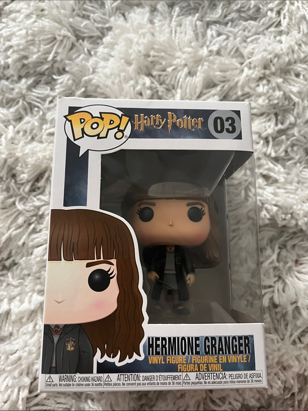 Funko Hermione Granger Pop! Figure - Brown Hair, Black Robe